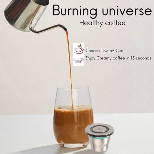 ! Cápsulas Recargables Reutilizables De Espresso Para Pod
