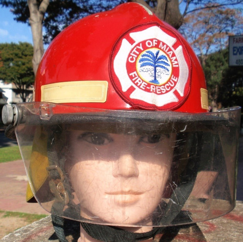 Casco De Bombero Ciudad Miami Usa