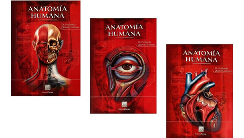 Quiroz-anatomía Humana 3 Volúmenes Impreso