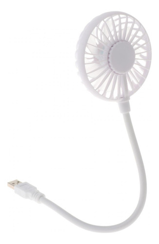 A+ 2 Mini Ventiladores Portátiles Usb Blancos De 35 X 8 X