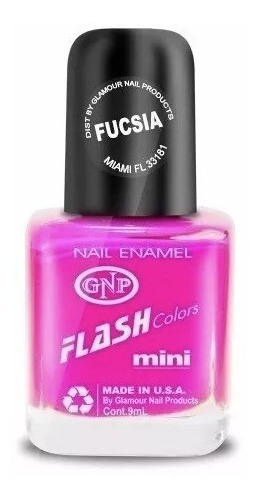 Esmalte De Uñas Americano Gnp Fucsia Neon Rosado Nice