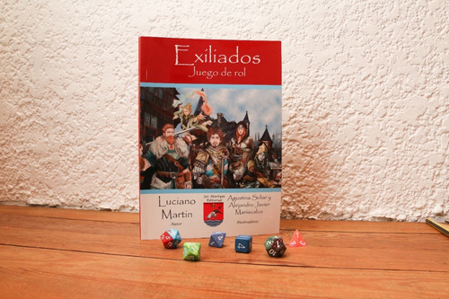 Juego De Rol Exiliados+dados Con Bolsa+tablero Con Fichas
