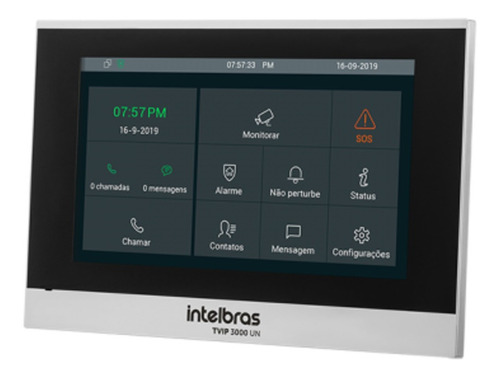 Terminal De Video Ip Universal Tvip 3000 Wifi Preto