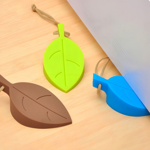 Vittak Kit Com 4 Aparador Peso Porta Silicone Divertido Decoração Cor Sortidas Forma Folha