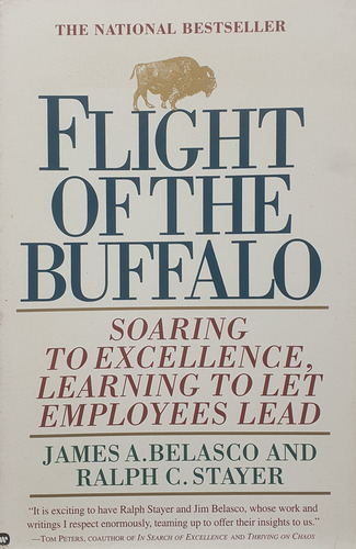 Livro Flight Of The Buffalo - James A. Belasco And Ralph C. Stayer - Editora Warner Books (Usado)