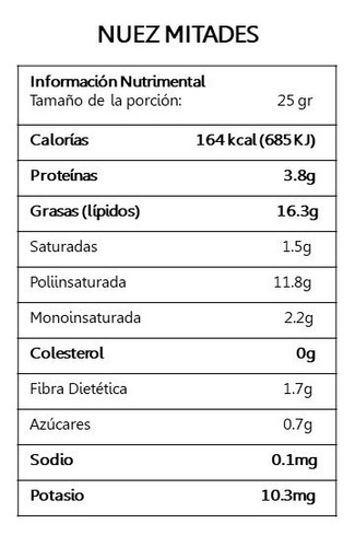 Imagen 3 de 3 de Nuez Pecana Pecanera Mitades 1 Kilo