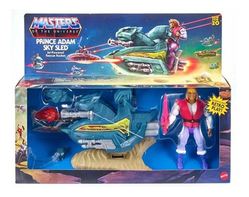 Masters Of The Universe He-man Jet Sled Principe Adam Motu