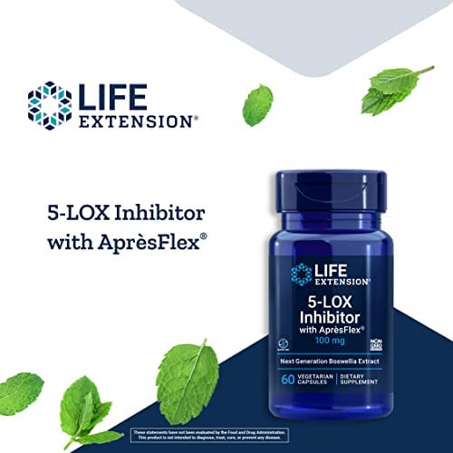 Life Extension Inibidor 5-lox Com Aprèsflex - Suporte À Saúd