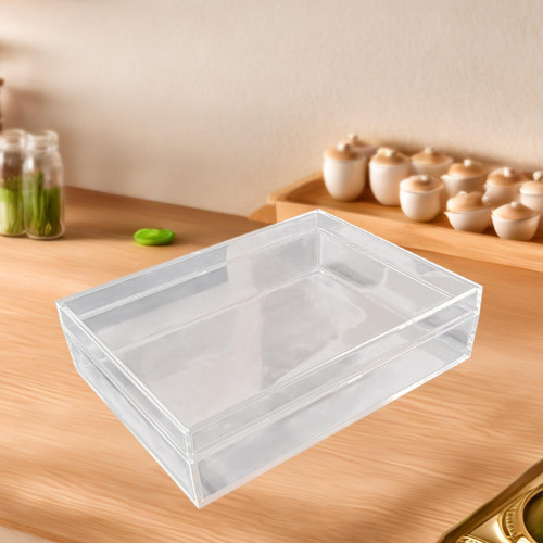 Contenedor De Bocadillos De Caja Transparente Práctico