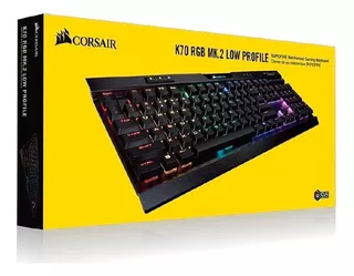 Teclado Corsair Gamer K70 Rgb Mk.2 Lp Español Ch-9109018-sp