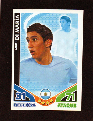 Match Attax 2010, Angel Di Maria, Argentina. Mira!!!!