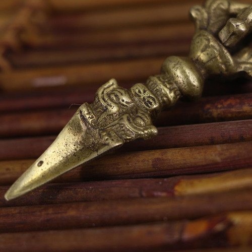 1 Pieza Tibetano Budista Budisimo Cobre Vajra Exorcista