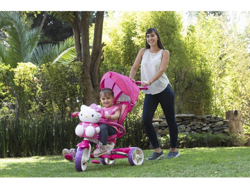 Imagen 11 de 11 de Triciclo Prinsel Candy Hello Kitty rosa