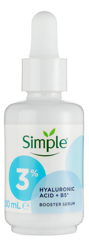 Simple Booster Serum, Ácido Hialurónico Y Vitamina B5, 30ml Momento De Aplicación Día/noche Tipo De Piel Sensible