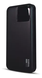 Cargador Portátil Rapido 6000mah P/ iPhone + Tipo C Display Color Negro