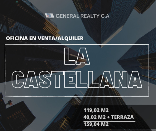 Oficina En La Castellana 119 ,02 M2 + 40.02 Área Total: 159,04