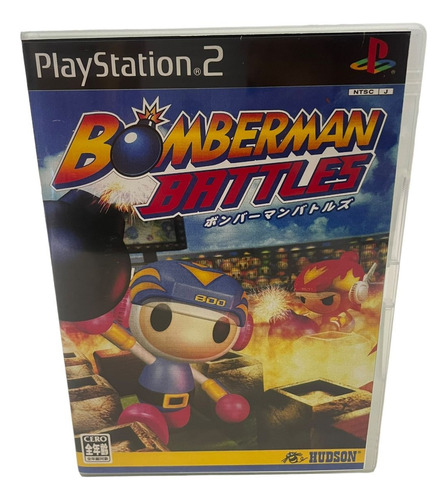 Bomberman Battles Play 2 Com Capa E Pôster Ps2