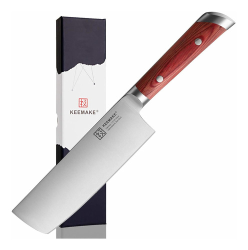 Cuchillo De Cocinero Nakiri Japonés Vegetal 7 Pulgadas,  Bwb