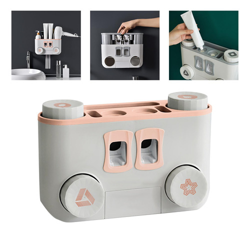 Soportes Para Cepillos De Dientes Montados En La Pared,