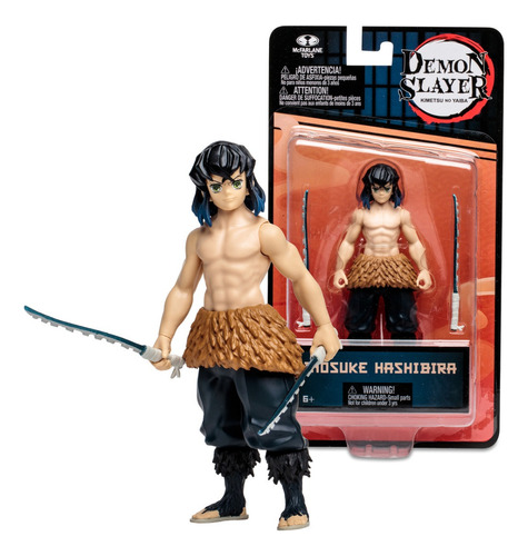 Muñeco Inosuke Hashibira Demon Slayer Articulado Mcfarlane