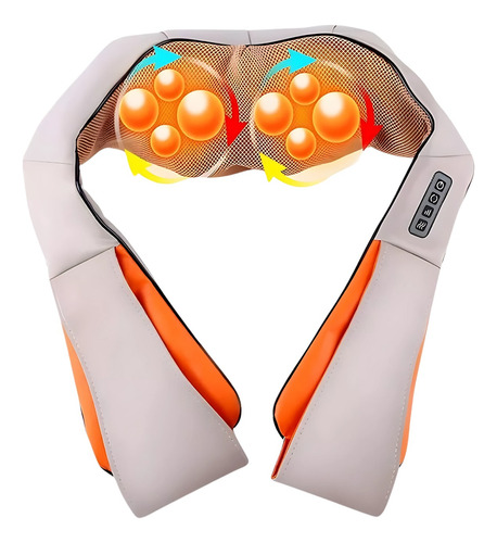 Masajeador Cuello Espalda Hombros + Calor Infrarrojo
