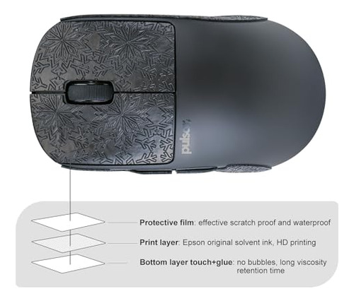 Mouse Grip Tape Pack Para Pulsar X2v2 - Antideslizante