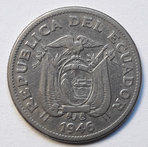 * Ecuador. 1 Sucre Año 1946. Km# 76