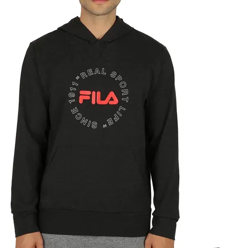 Buzo Fila Boris Ii Negro Rojo Hombre Cuotas sin inter s