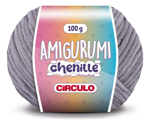 Amigurumi Chenille Círculo - 100 Gramas - 110 Metros Cor 8069- Matrix