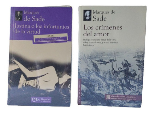 Libros De Marqués De Sade- Justina Y Los Crimenes Del Amor 