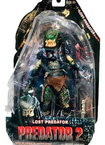 Muñeca Neca de Lost Predator 2, cara de 30 cm, cara rara, sellada