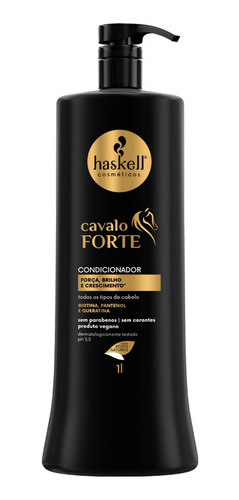Kit Cavalo Forte Haskell Shampoo Condic. 1 Lt E Máscara 900g