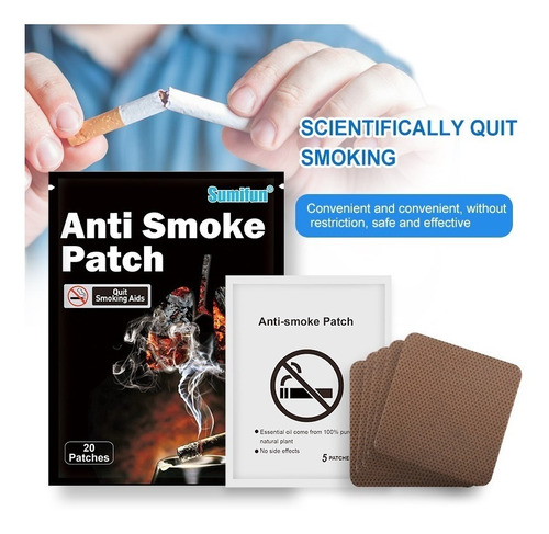 Parches Para Dejar De Fumar - Anti Smoke Patch X20 Unds