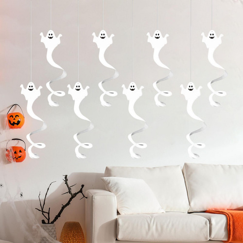 2 X 8 Adornos Colgantes De De Halloween, Decoraciones De