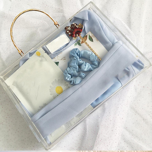 Caja De Acrílico Transparente Para Flores, Vitrina