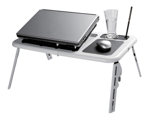 Mesa Portatil Para Notebook E Netbook Com Cooler Retratil