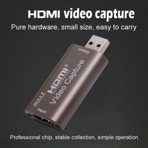 Imagen 3 de 10 de Capturador Video Hdmi A Usb Laptop Pc Graba En Vivo 720x480