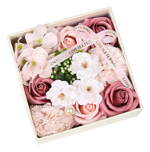 Sabonete De Banho De Flor Caixa De Flor Linda Pétalas Rosa