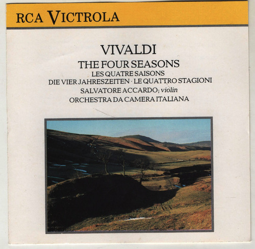 Vivaldi Four Seasons   Cd Ricewithduck