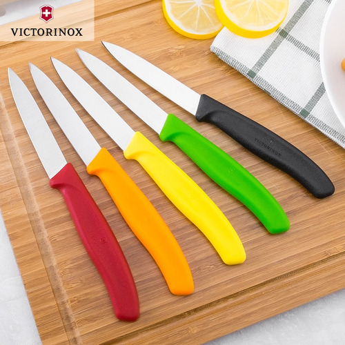 Imagen 4 de 6 de Cuchillo Victorinox Legumbres Verduras 8cm Rojo 6.7601
