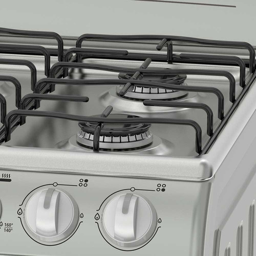 Cocina Mabe ProfesionalEM5041BAI color silver con puerta con visor 127V