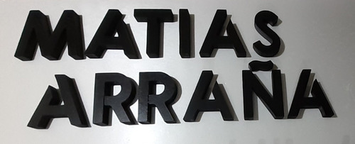 Imagen 8 de 10 de Letras 50 Cm Corporeas Polyfan Comerciales Tunombre Logos