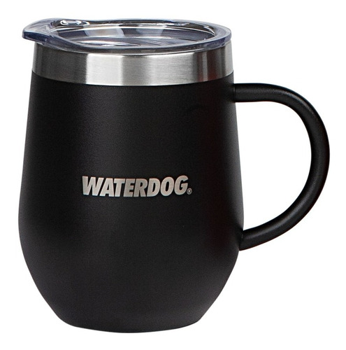 Vaso Tazón Con Asa Waterdog 360 Ml Acero Inoxidable