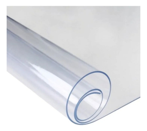 Lona Pvc Cristal Transparente 15 Mts 400 Micrones 1,40 Ancho Blanco