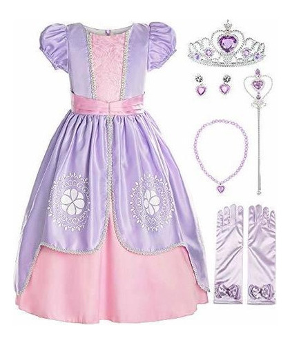 Disfraz Relibeauty - Vestido De Princesa De Manga Corta Para