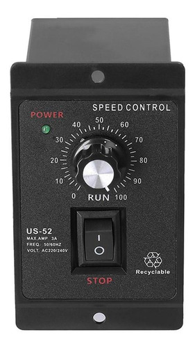 Controlador De Velocidad De Motor Pwm Ac 220v 400w Regulador