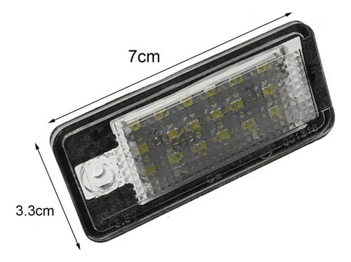 Luz Led De Matrícula Para Audi A3/a4/a6/a8/q7/rs4/rs6