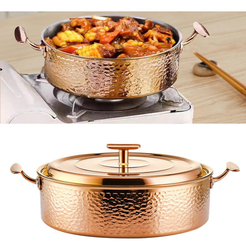Olla De Cobre Elegante Para Cocina En Eventos Oro S