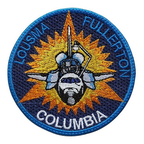 Parche Bordado Sts3 Transbordador Columbia Lousma Nasa