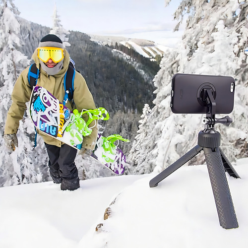 Tripode Grip Rebatible Para Celular Go Pro Sp Connect